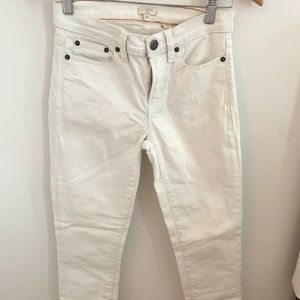 Jcrew White denim jeans size 25
